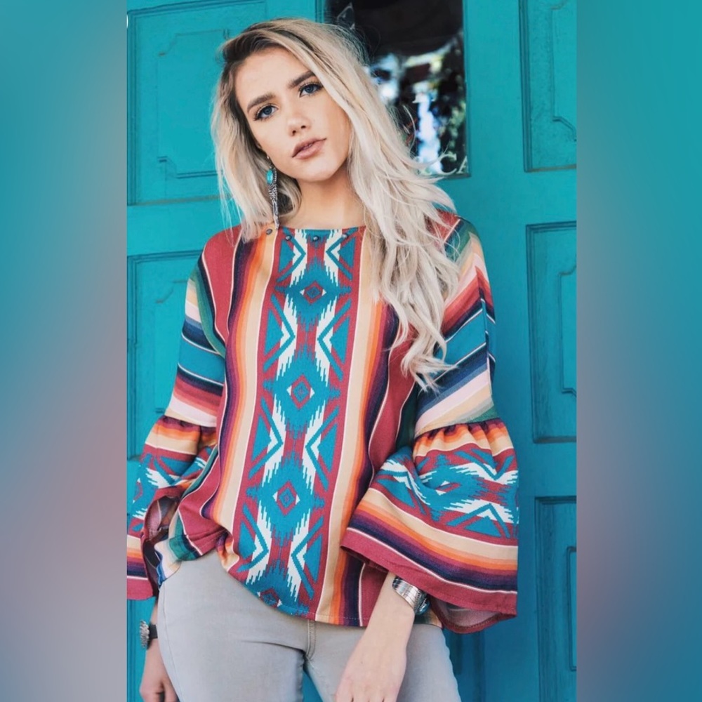 Silverado Serape Top